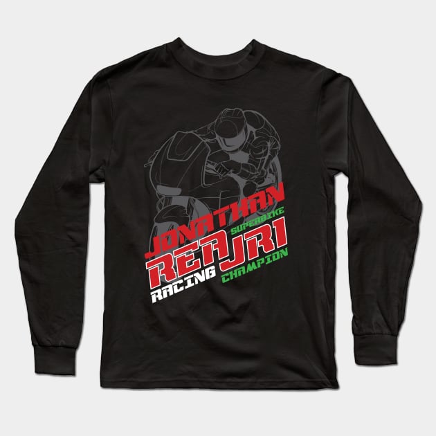 Jonathan Rea 65 JR1 Champion Long Sleeve T-Shirt by CGD